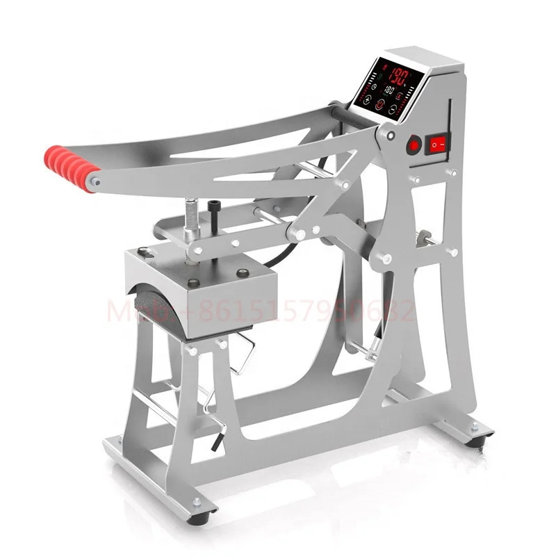 8 x 14cm Double Station High Efficient Working Hat Cap Heat Press Machine