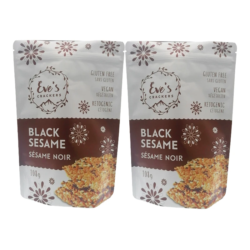 Custom Print Herbal Tea Packaging Waterproof Resealable Bag With Quality Zipper Closure