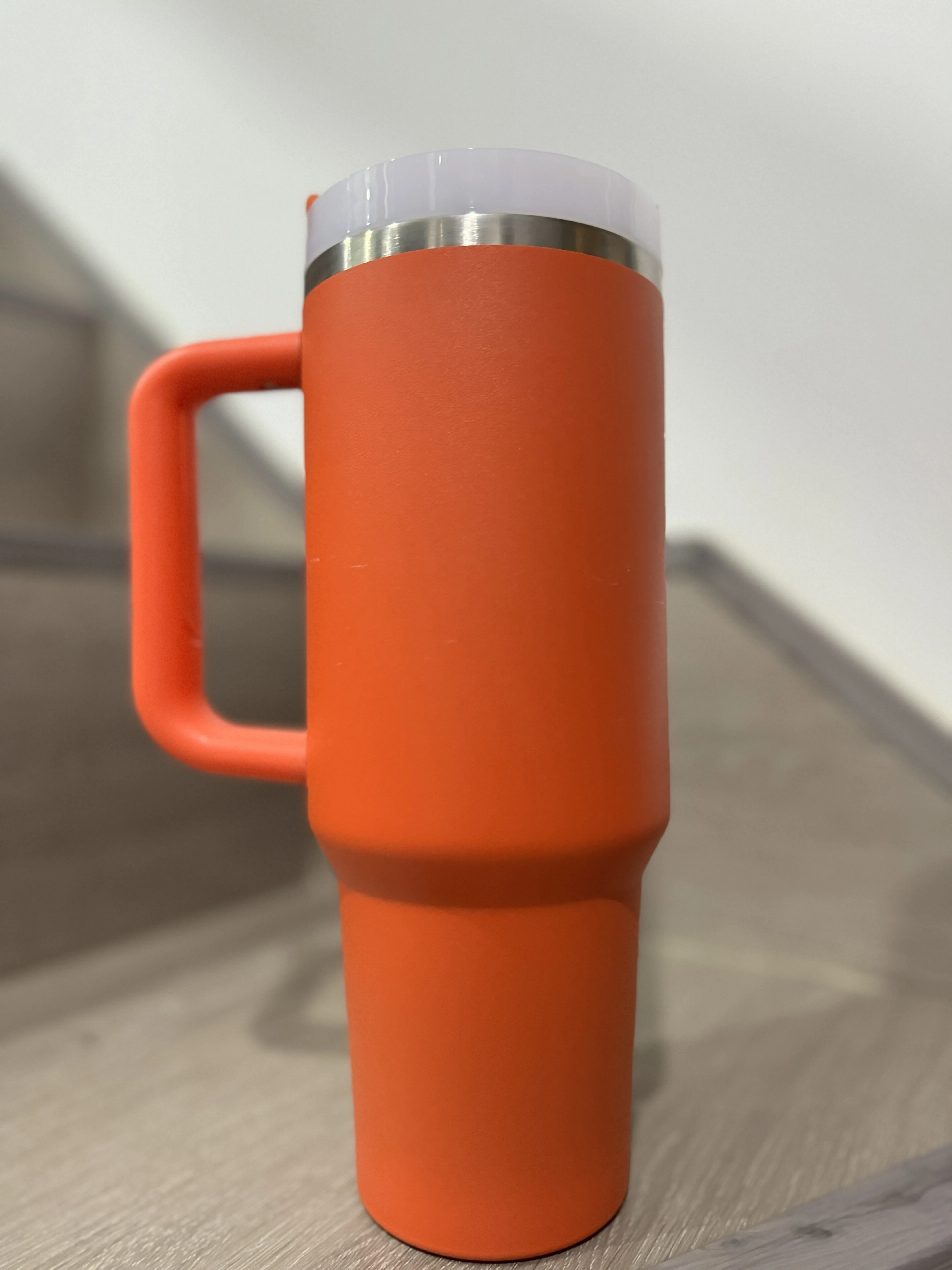 40oz car  second generation stainless steel handle water cup Car cold cup Large capacity straw ice bully