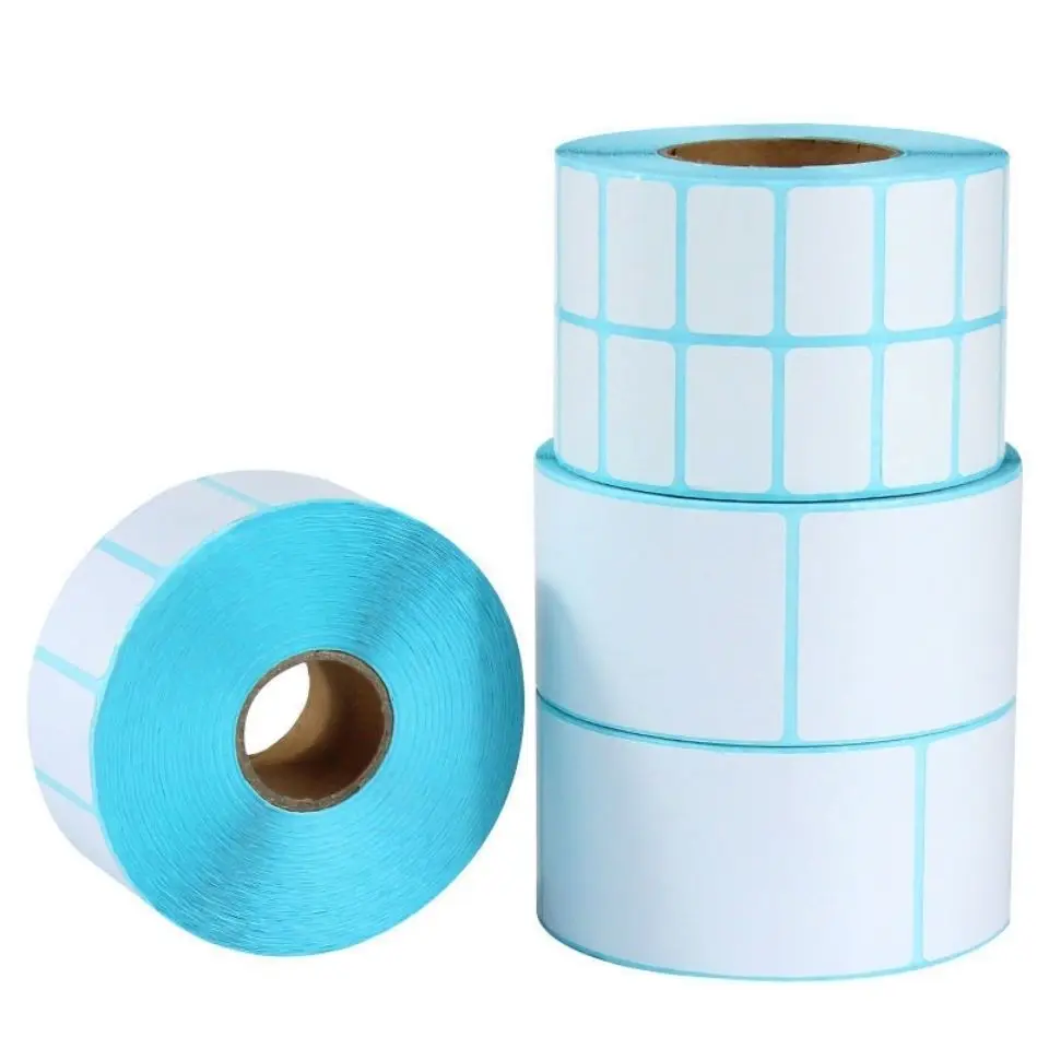 waterproof  4x6 Direct Thermal Sticker Paper Thermal Transfer Printing Labels Blank Shipping Label Printer Roll