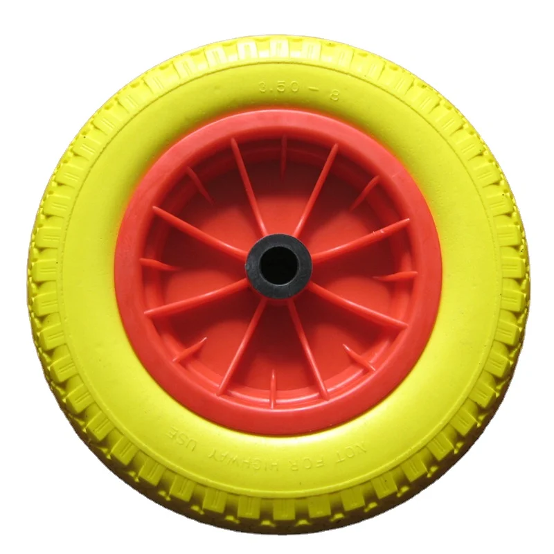 13x3.50-8 PU Wheel for wheelbarrow cart hand trolley