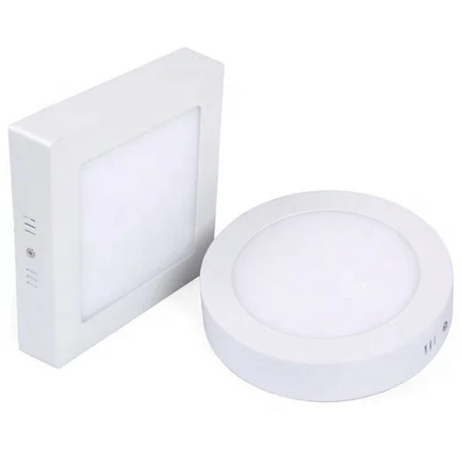 Super bright led lights square round ceiling panel down lights 18W ceiling surface mounted panel light downlight