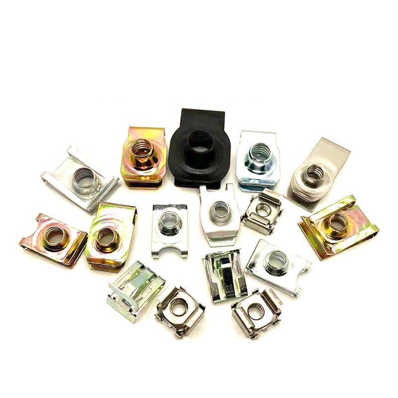 M4/M5/M6/M8/M10 Stainless Steel Leaf Plate Spring Speed Clamping Nuts Lock Nut U Spring Clip Nut