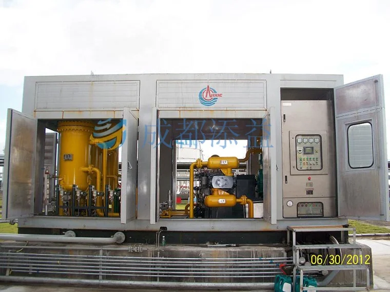 Offshore Platform High Sulfur Venting Gas Recovery Compressor Oil & chemical process compressor Low Pressure Fuel Gas Compressor