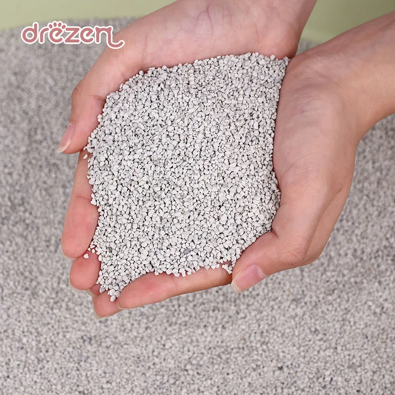 Bentonite Plus Activated Carbon Cat Litter Natural Lavender Fragrance Sand with Clumping Effect Ball Pattern Zeolite Material