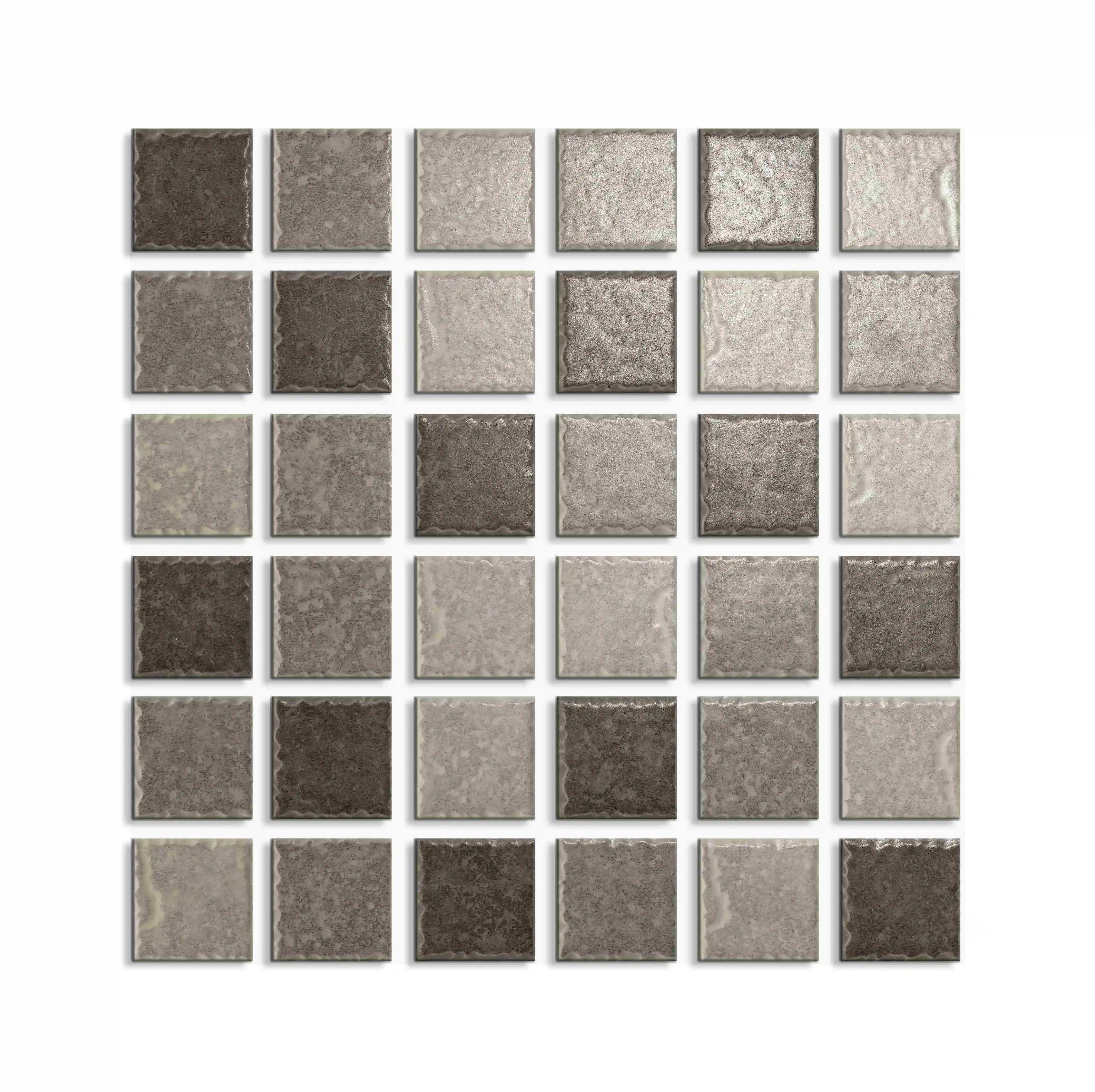 Factory Direct Sales 48x48mm square anti slip mosaic floor tiles marble mosaic tiles for craft