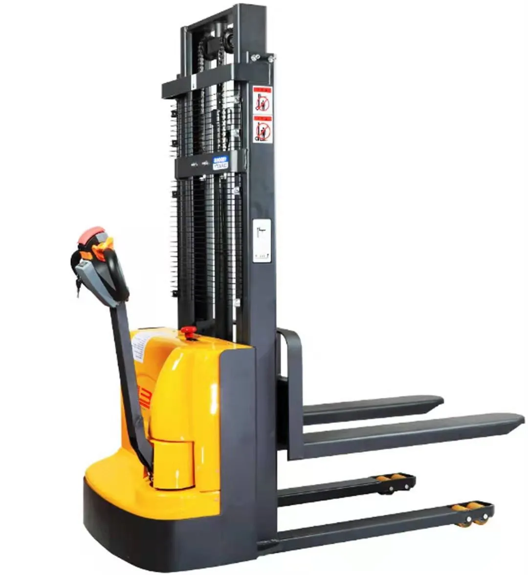 stocks clearance electric hydraulic lifting goods 1500kg loading capacity mini forklift pallet stacker for stacker