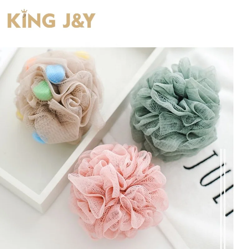 Bath Sponge Mesh Material,Ice Cream Cone Bath Sponge with Logo