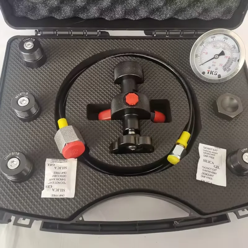 Inflatable Tool Accumulator Accumulator Charging And Testing Unit FPU Charging kit Hydraulic Gauge Set For Accumulator charging