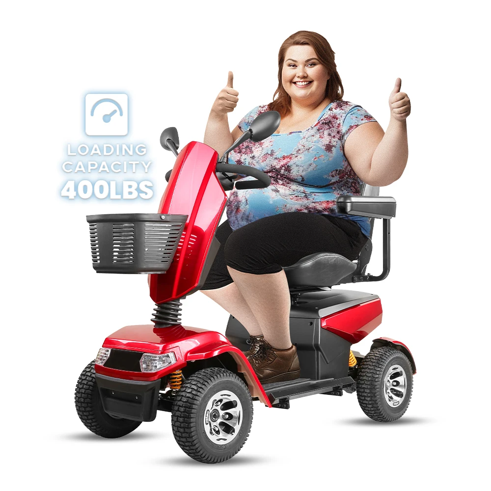 Remote folding disable scooter Powerful Disability mobility scooter elderly disabled with LED Headlight Handicapped motorcycle