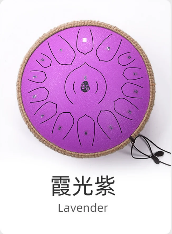 High Quality 13 Inch Steel Tongue Drum 15-Note Handpan Musical Instrument Percussion Hand Plate Drum