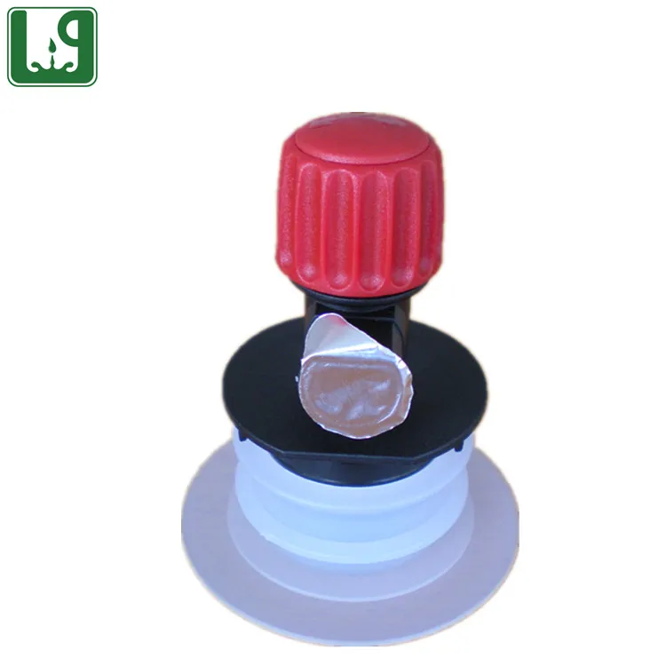 Factory direct sale plastic BIB spout cap for flexible pouch bag