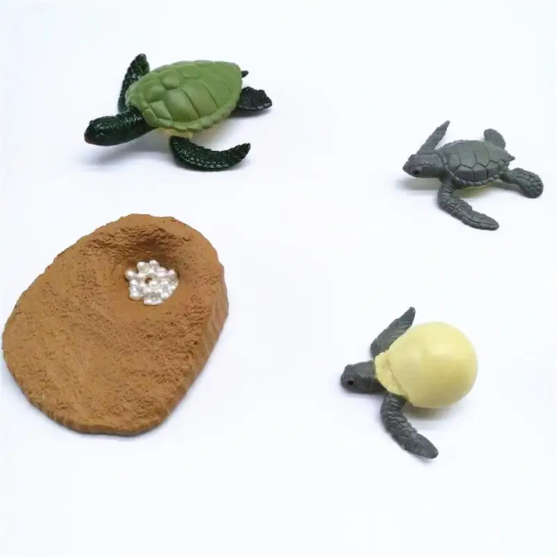Baby Early Education Montessori Animals Toys SetS For Kids Animal Models With Cards