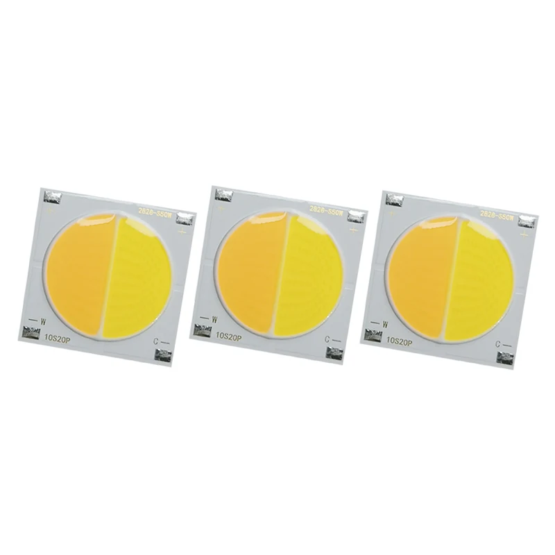 Dual Color 7W+7W 8W+8W 12W +12W 2700-6000K 24V 36V 32V Ra90 Bicolor 1919 5000K Chips Yellow Led 100W Two Color Led Cob Chip