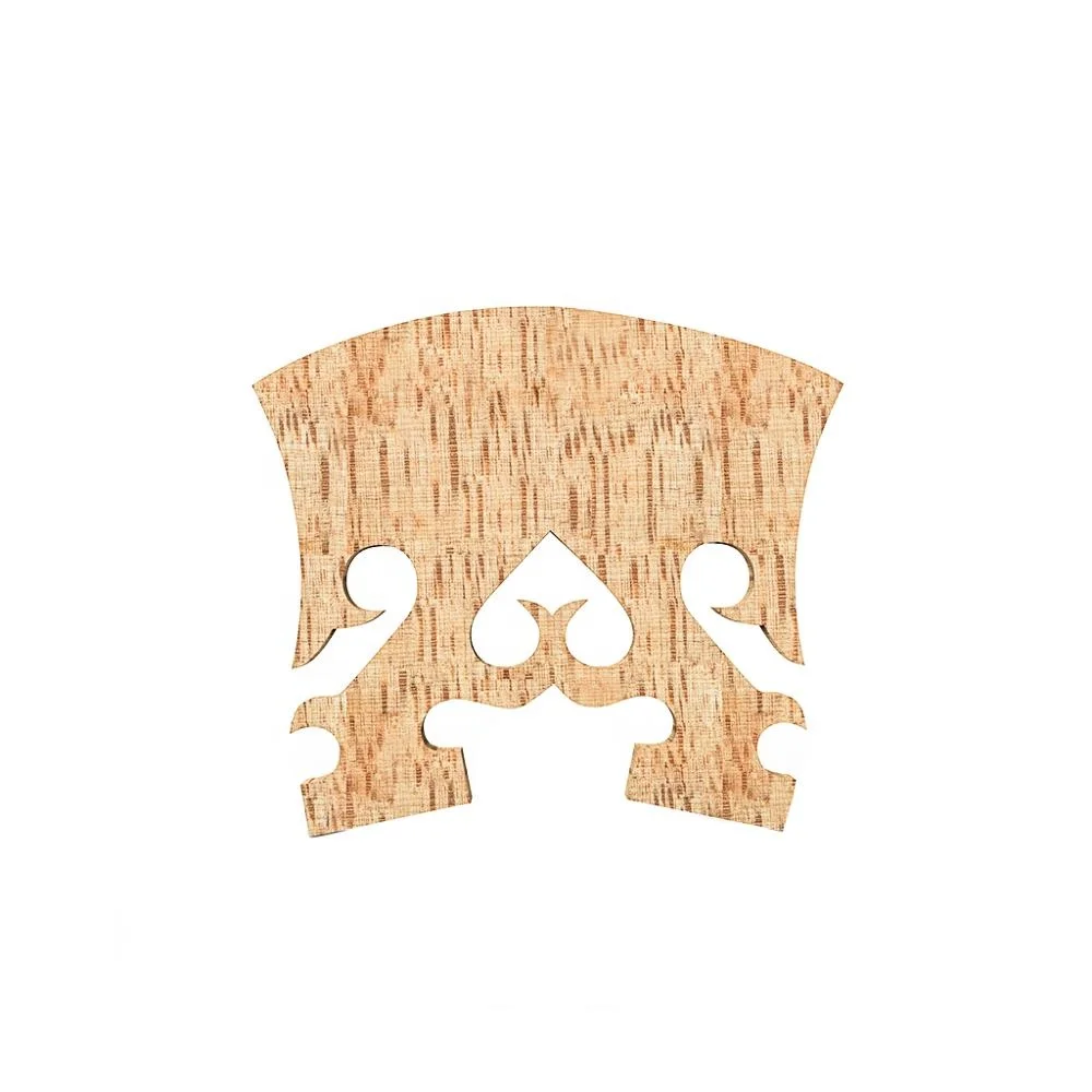 NAOMI Violin Bridge AA Grade Maple Wood Upside-Down Heart Baroque Violin Parts OEM 4/4 3/4 1/2 1/4 1/8 Acoustic Violin Bridge