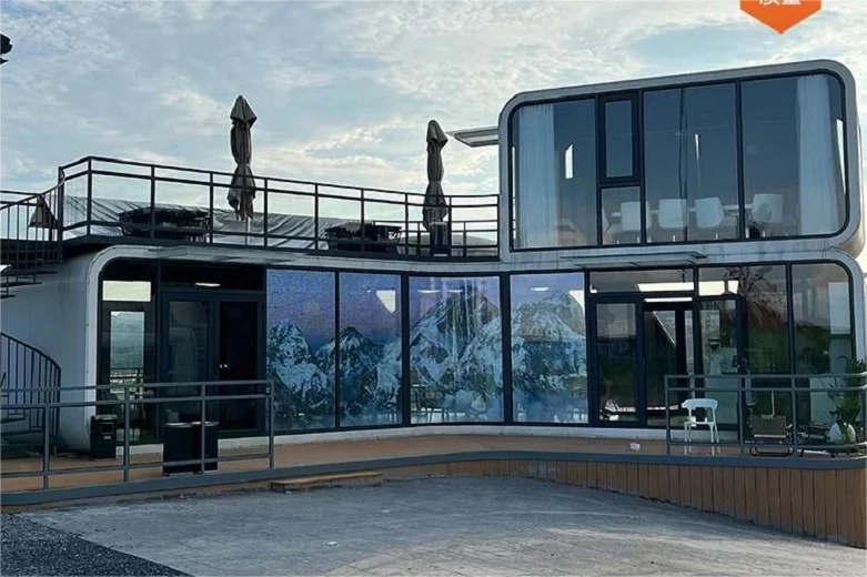 Индивидуальный Современный портативный мобильный отель капсула сборный Яблочный домик для уличной резиденции кемпинга