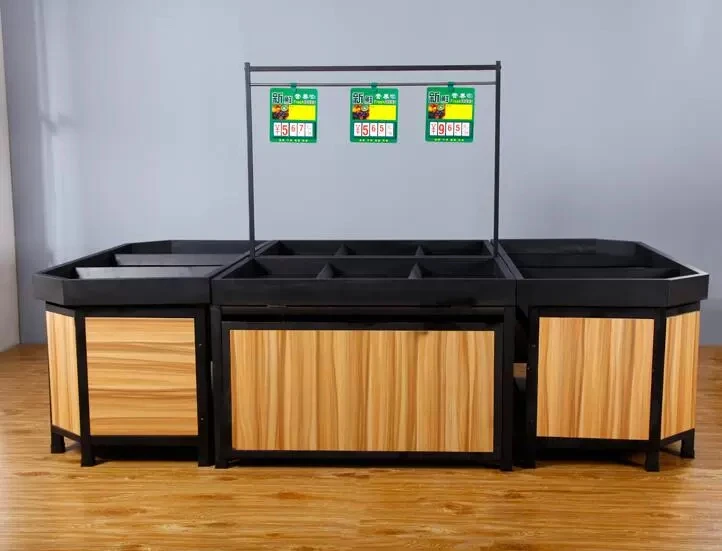 Metal 4 level  Multi-functional rice  rack  supermarket vegetable rack banana rack