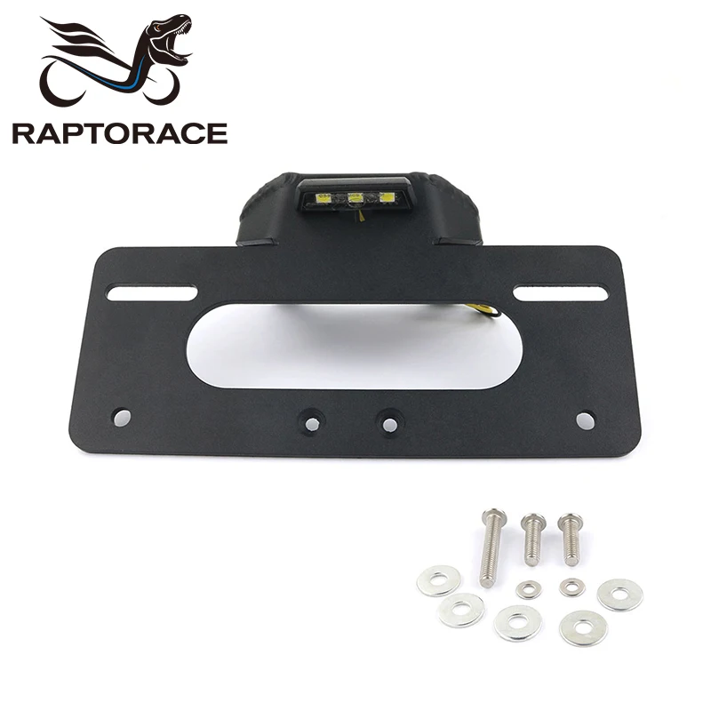Raptorace fit for Polaris Slingshot Base SL SLLE  aftermarket aluminum number license plate holder fender eliminator tail tidy