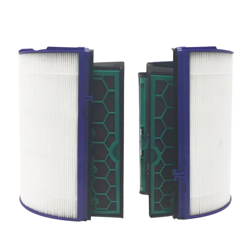 Activated Carbon Cartridge Air HEPA H13 Filter Replacement for Compatible with Dysons HP04 HP05 TP04 TP05 Air Purifier Fittings