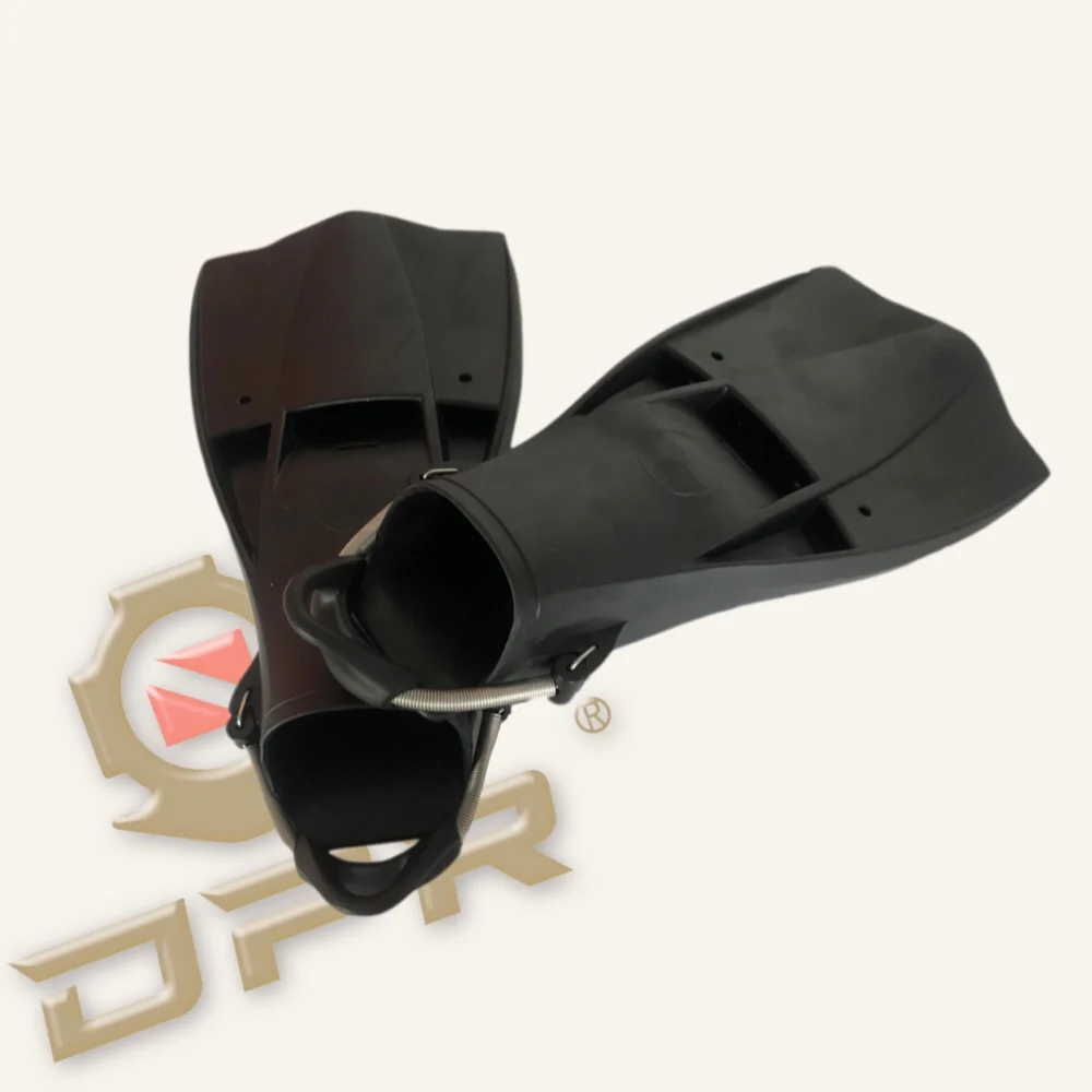 DPR Brand Solid Rubber material Technical Scuba Diving Fins with ABS strap