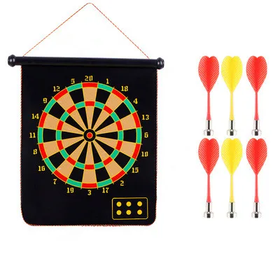 
12 inch double sided magnetic dart score board for kids 