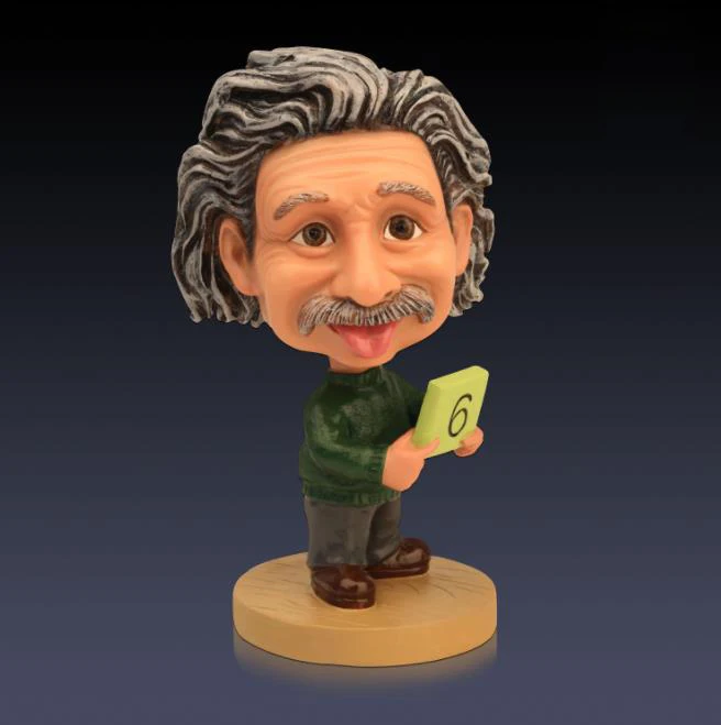 Custom Resin Figurine Famous People Funko Pop Einstein Figurine Bobblehead