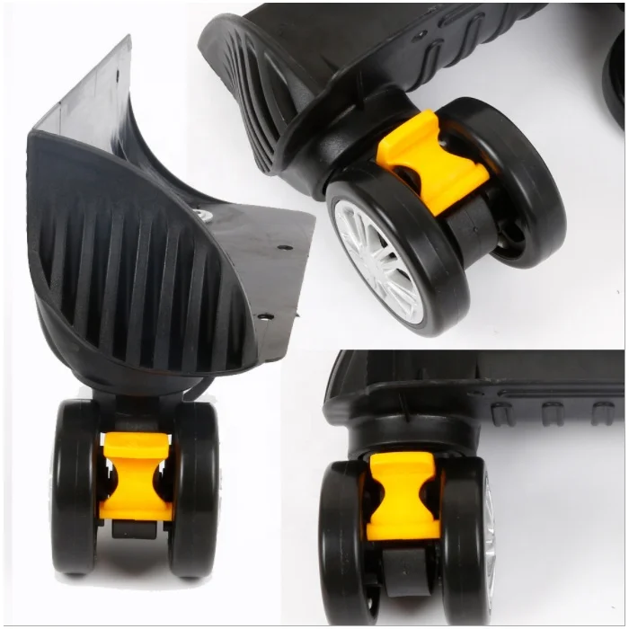 Portable Detachable Luggage Wheel with Braked /suitcase Removable Wheel Replacement Easy to Use Bag Accessory/luggage wheel part