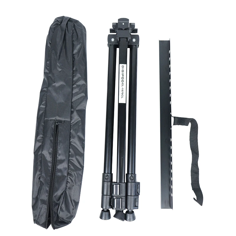 20 to 61 Inches adjustable artist easel stand matt black color aluminum alloy easel with portable bag