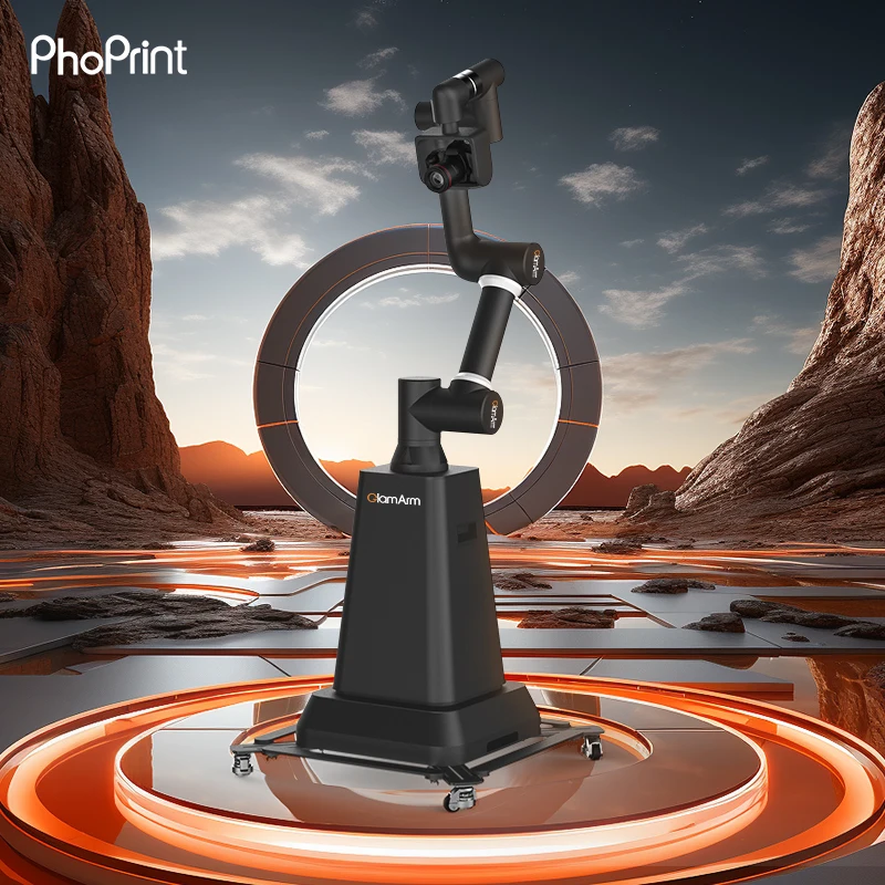 Newest Photo Camera Cobot Robot Arm 6 Axis Collaborative Glambot Photo Booth