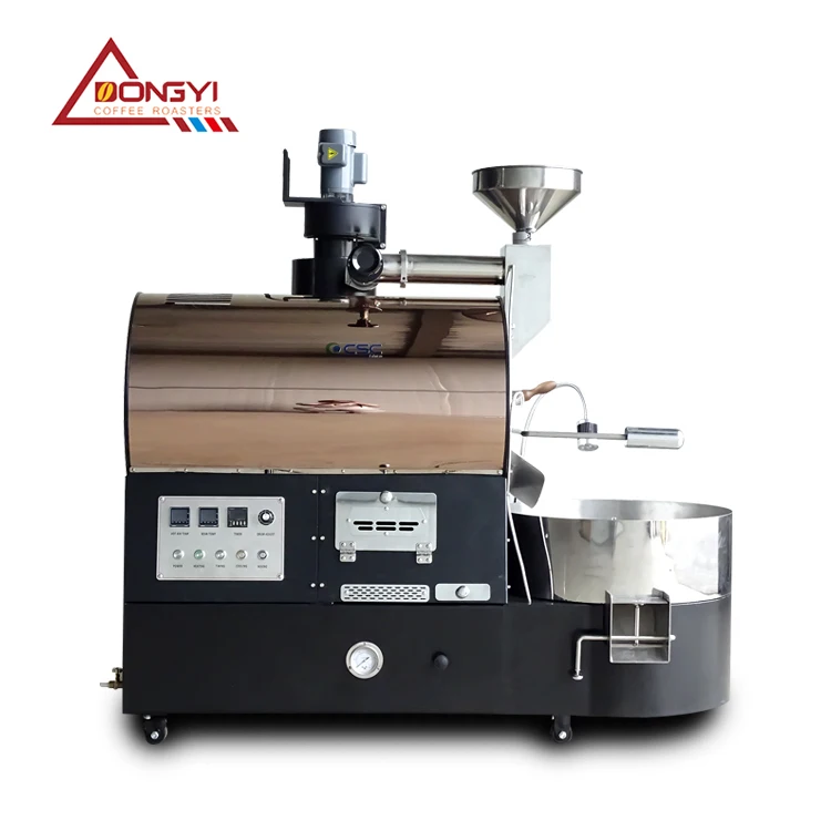 Stainless Steel 3Kg/6Kg/10kg/15kg/20kg/30kg Coffee Bean Roasting Equipment Roaster Machine DONGYI
