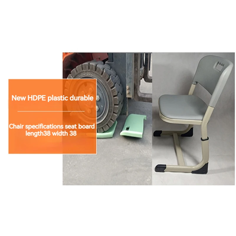 Factory supply height adjustable plastic seats school desk and chair set student furniture