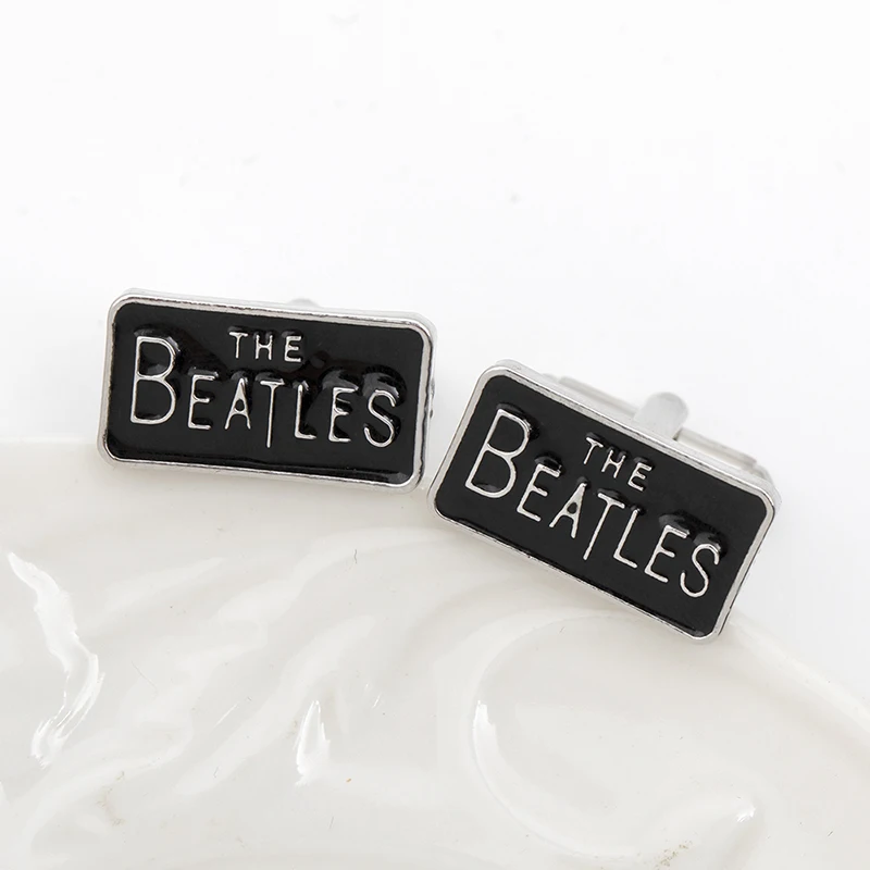 Wholesale Custom British Rock Band Logo French Shirt Cufflinks For Men Collar Accessory