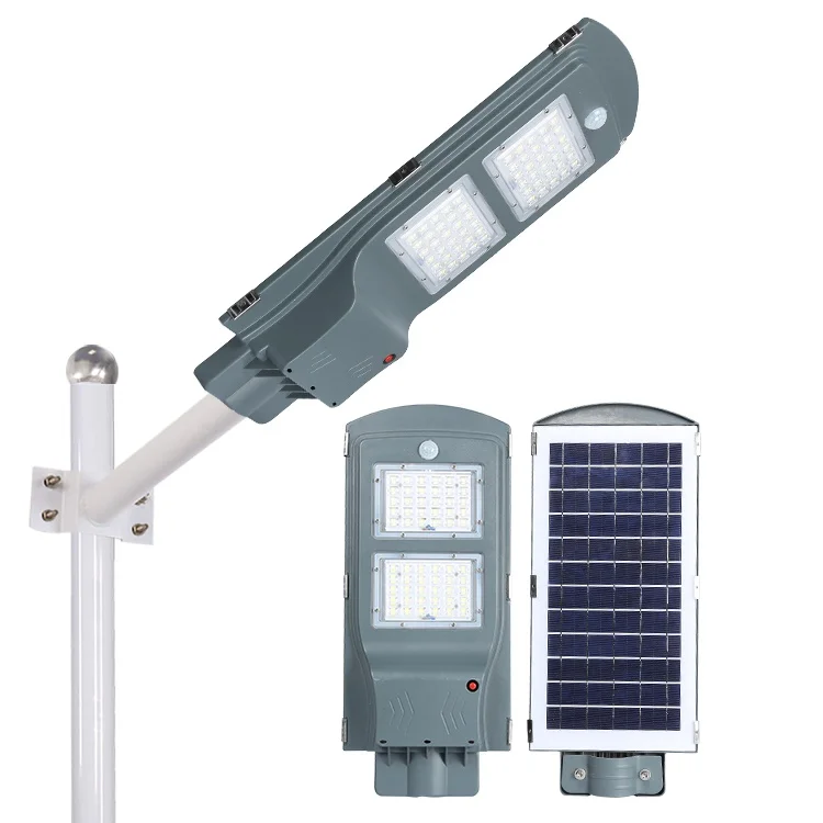 Wholesale Price Pc Human Body Induction Ip66 20w 40w 60w All In One Solar Led Streetlight