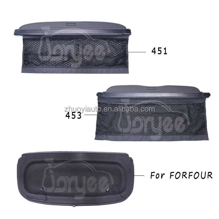 Joryee OEM Rear Parcel Shelf With Straps For VAUXHALL Corsa For Opel For BMW Mini 2005-2008 Boot Load Cover Trunk Luggage Shield