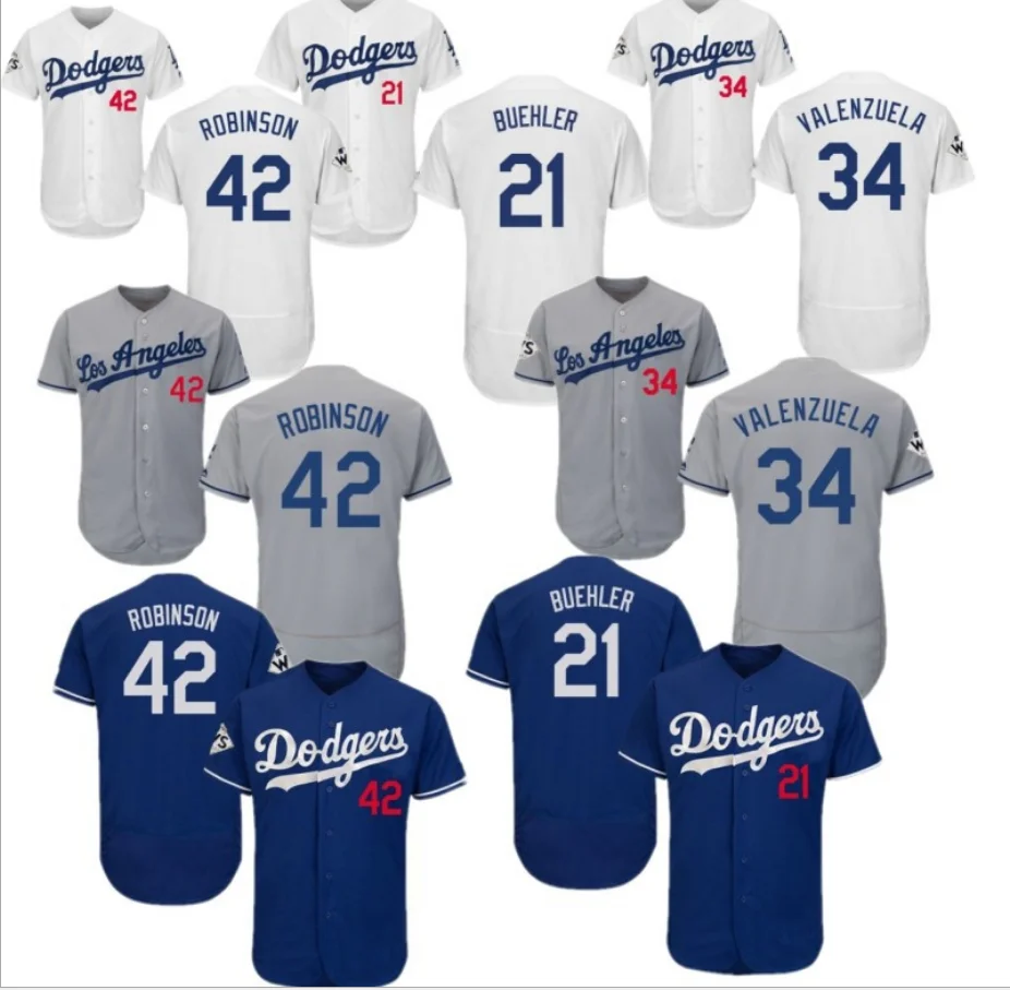 
Wholesale customization Comfortable Dodgers baseball jerseys baseball jerseys for men 