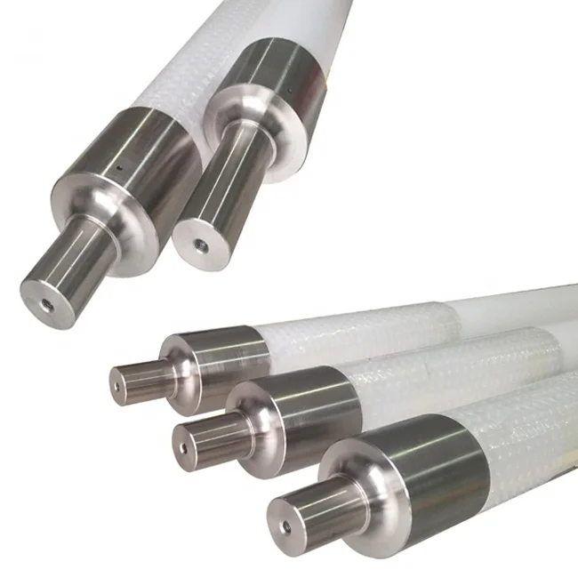 Quartz fused silica ceramic hollow roller for silicon steel continuous annealing furnace