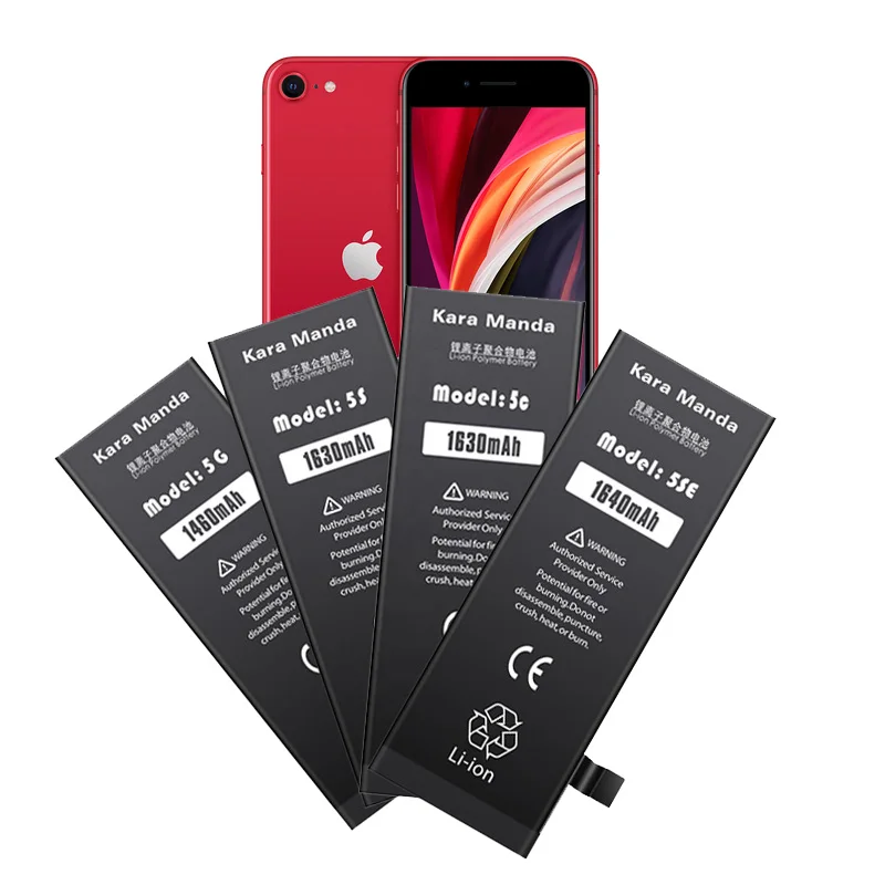 МА/ч. аккумулятор для Iphone 5c 5s se 7 7Plus, 8, 8 Plus, X XS XR XSM 13 11Pro Max Оригинальный 1460-1630 мА/ч, мобильный телефон Iphone5 Apple батареи