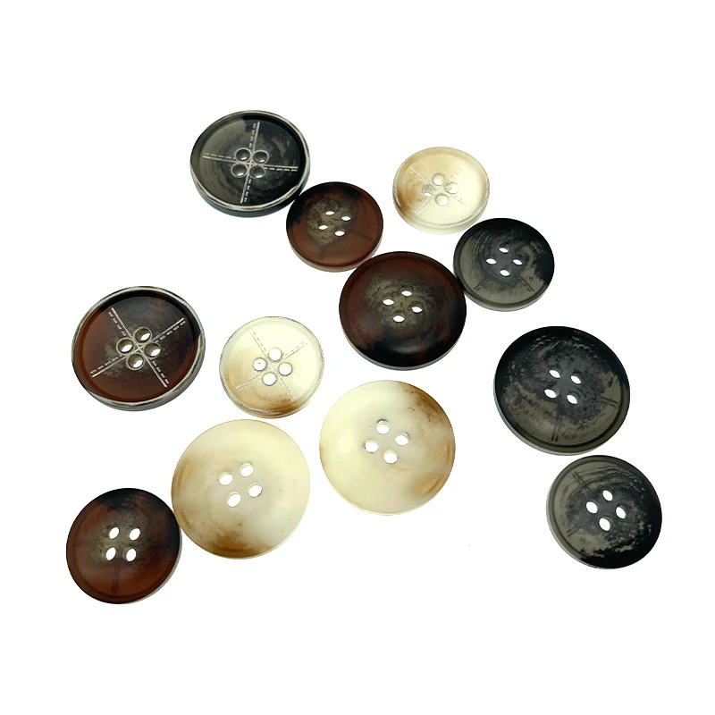 locking safety plastic Button colorful breakaway 4 hole plastic button