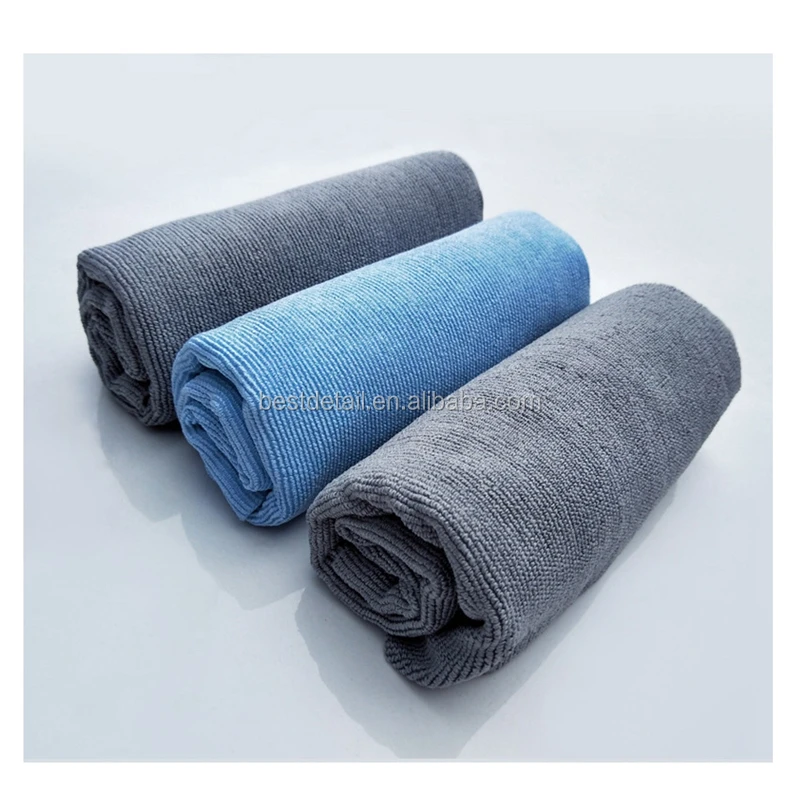 Lint Free 16x16 420 Edgeless Pearl Microfiber Towel for Ceramic Coating Auto Detailing Car Wash Buffing Polishing Glass Window