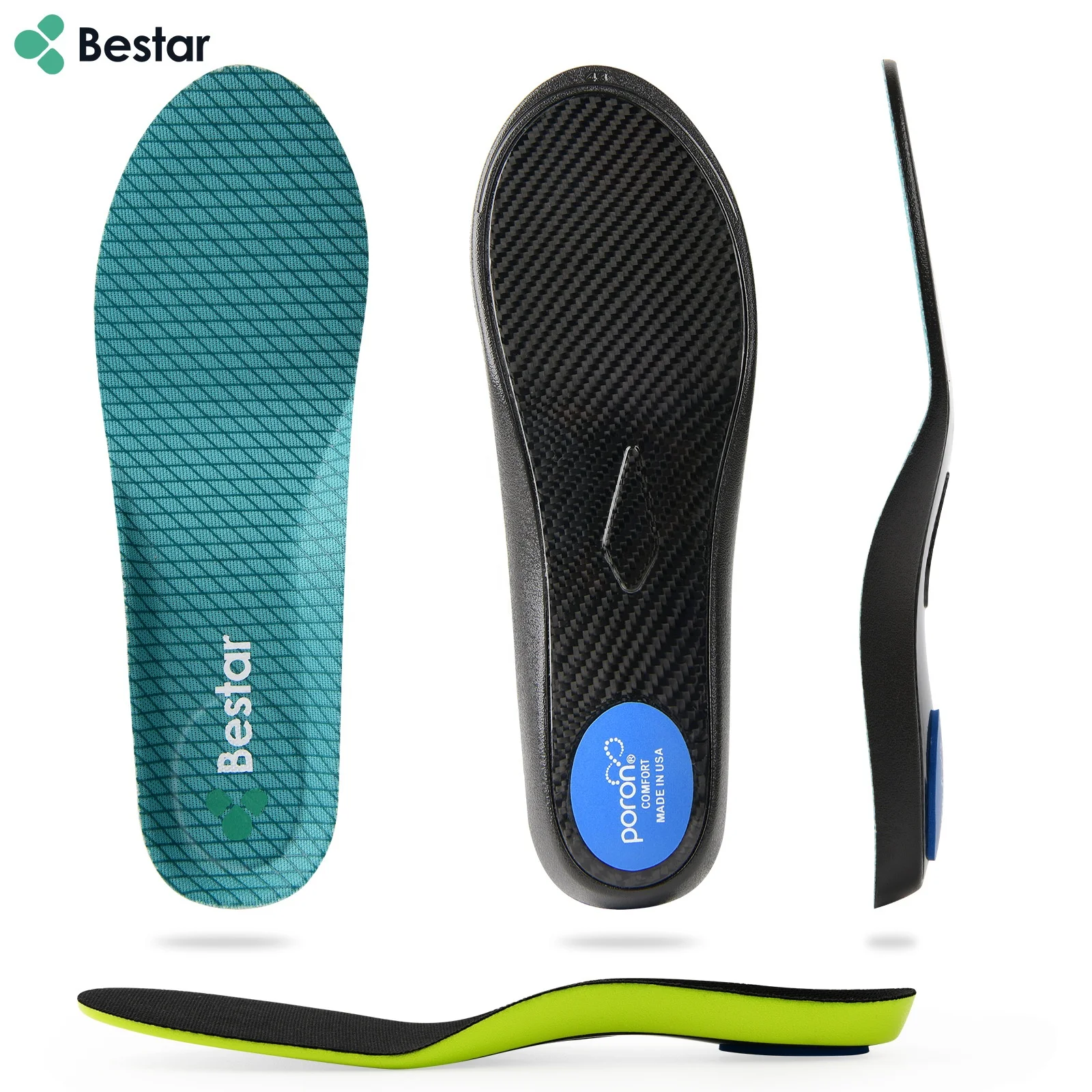 Customized Carbon Fiber Shoes Parts High Stiffness Carbon Fiber Insoles Flatfoot Orthopedic Orthotic Arch Support Vktry Insole