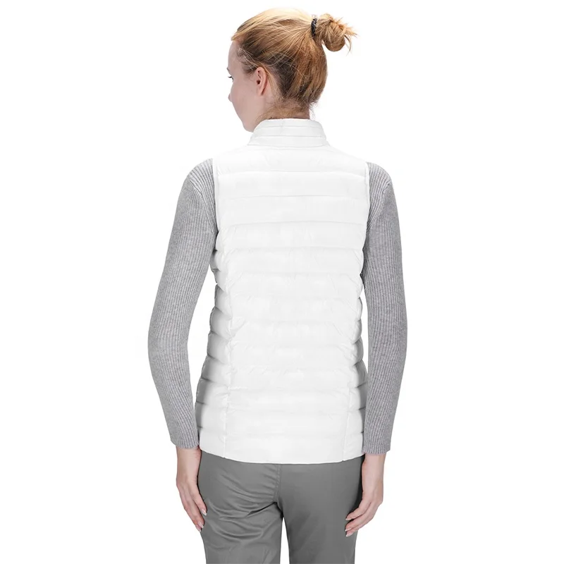 
Winter Warm Women Gilet Lightweight Outdoor Sleeveless Puffer Waistcoat High Quality Windproof Down Vest 