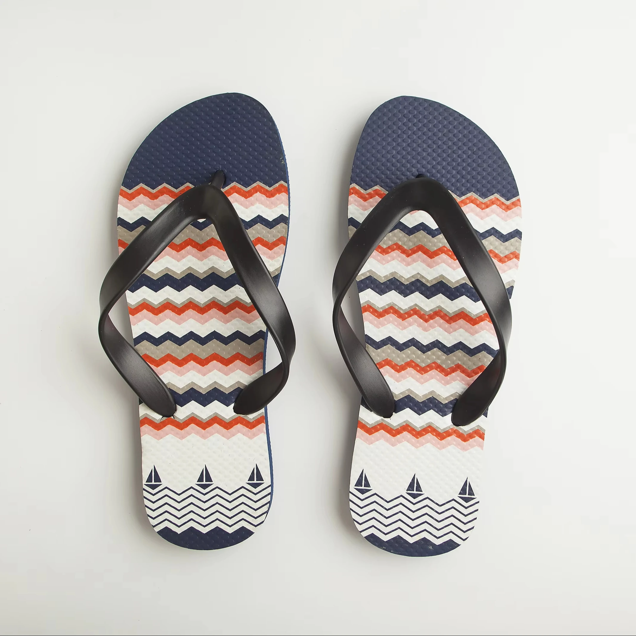 Wholesale Design High Quality Straps Custom Outdoor Beach PVC flip flops OEM slippers Women Rubber flip flops