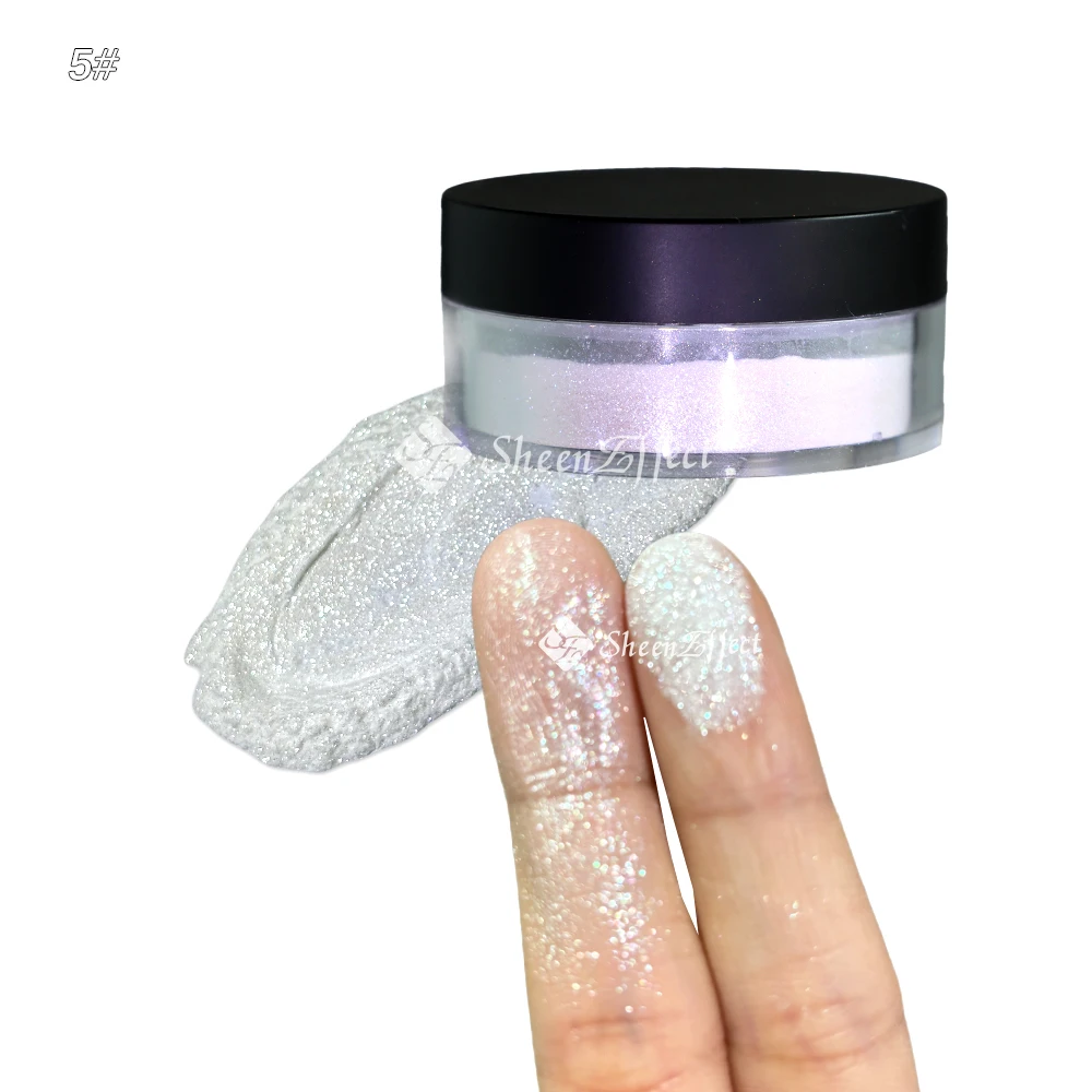 SheenEffect Private Label Face Makeup Custom Logo Matte Foundation Oil control setting rhinestone Loose Bronzer Powder