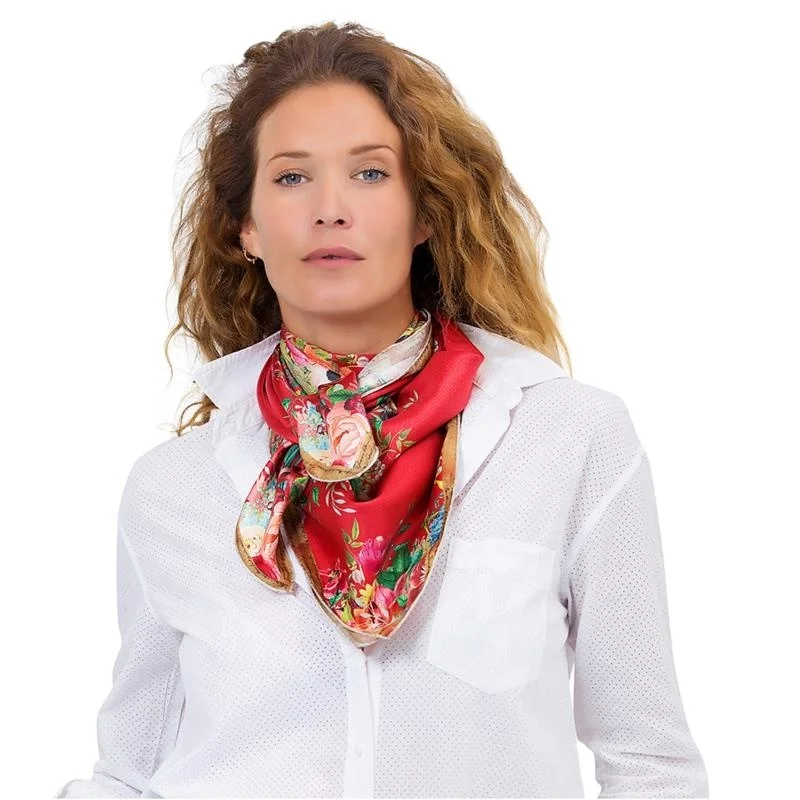 quality guaranteed custom silk scarf for wholesales