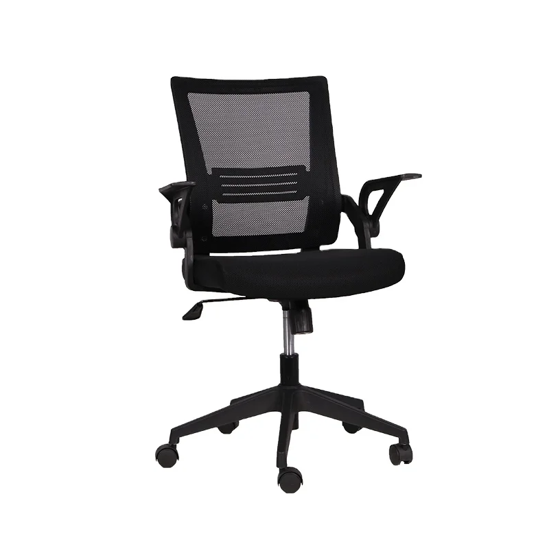 Foshan factory modern adjustable swivel black mesh chair high back office chairs with arm rest