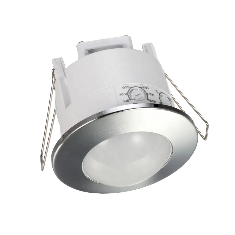 High Quality PC material ST41B Ceiling Mount PIR Infrared Human motion sensor recessed
