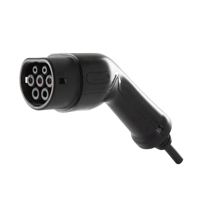 EV зарядное устройство кабель для подключения к сети переменного тока Тип 2 гнездовой разъем для зарядки электромобилей 32A одиночной фазы