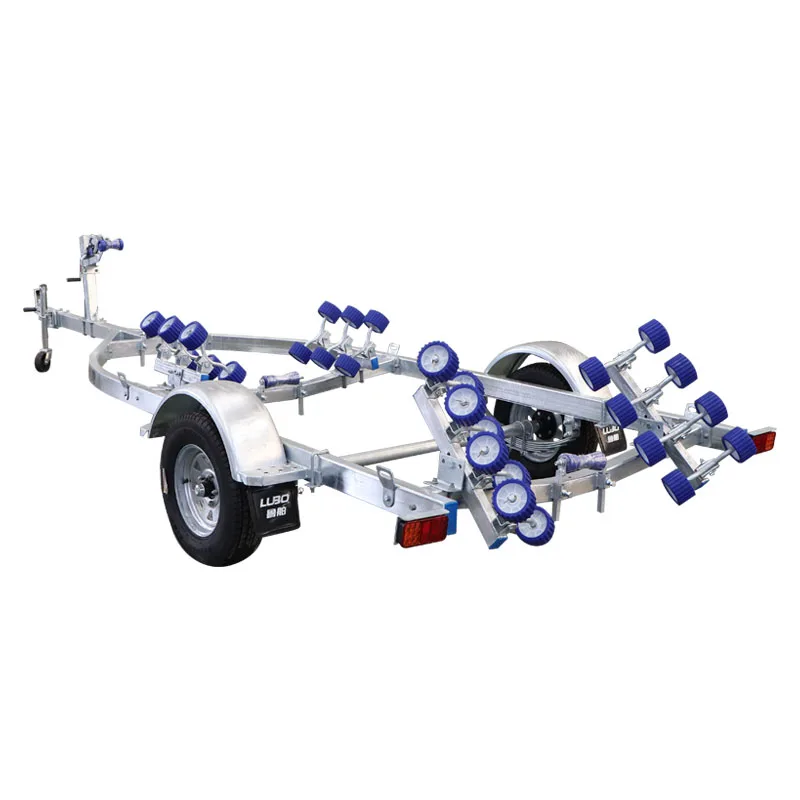 
Hot sale pedal boat trailer boat trailer with roller boat & watercraft trailers 
