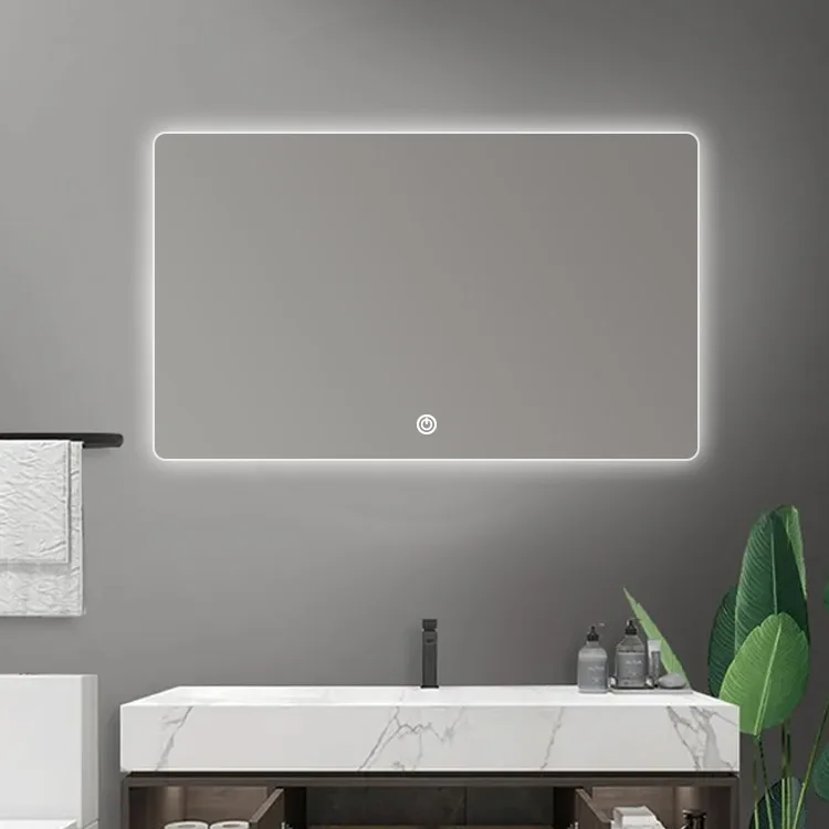 ETL CE SAA Bathroom LED Touch Screen Mirror light Multi-fuction Defog Illuminated Dimming Vanity Smart Mirror