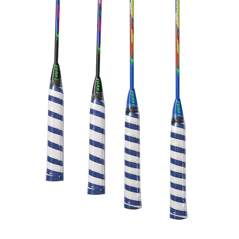 Fashion carbon badminton racket ultra light badminton double racket suit professional training badminton racket
